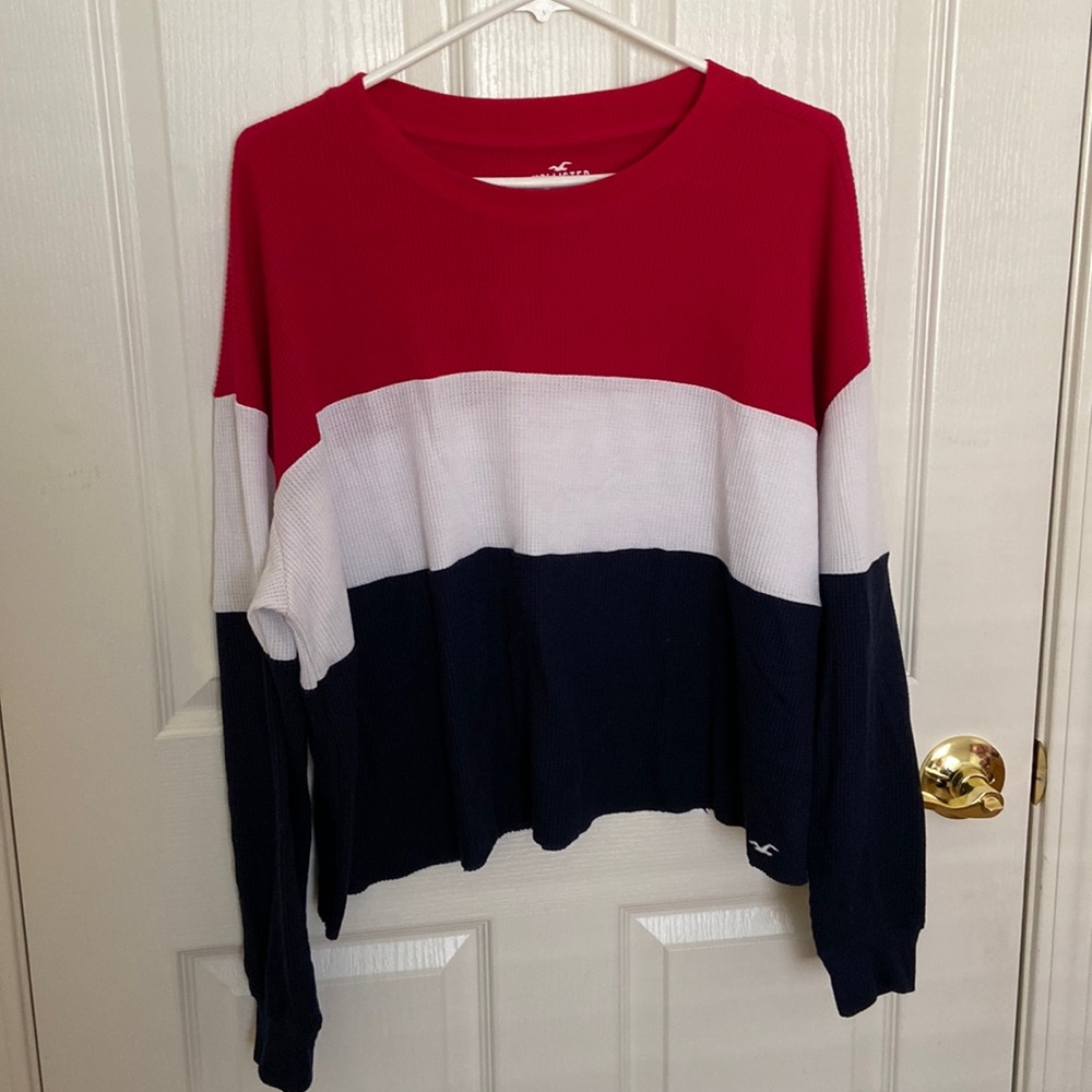 Hollister Long Sleeve Tee Colorblock
